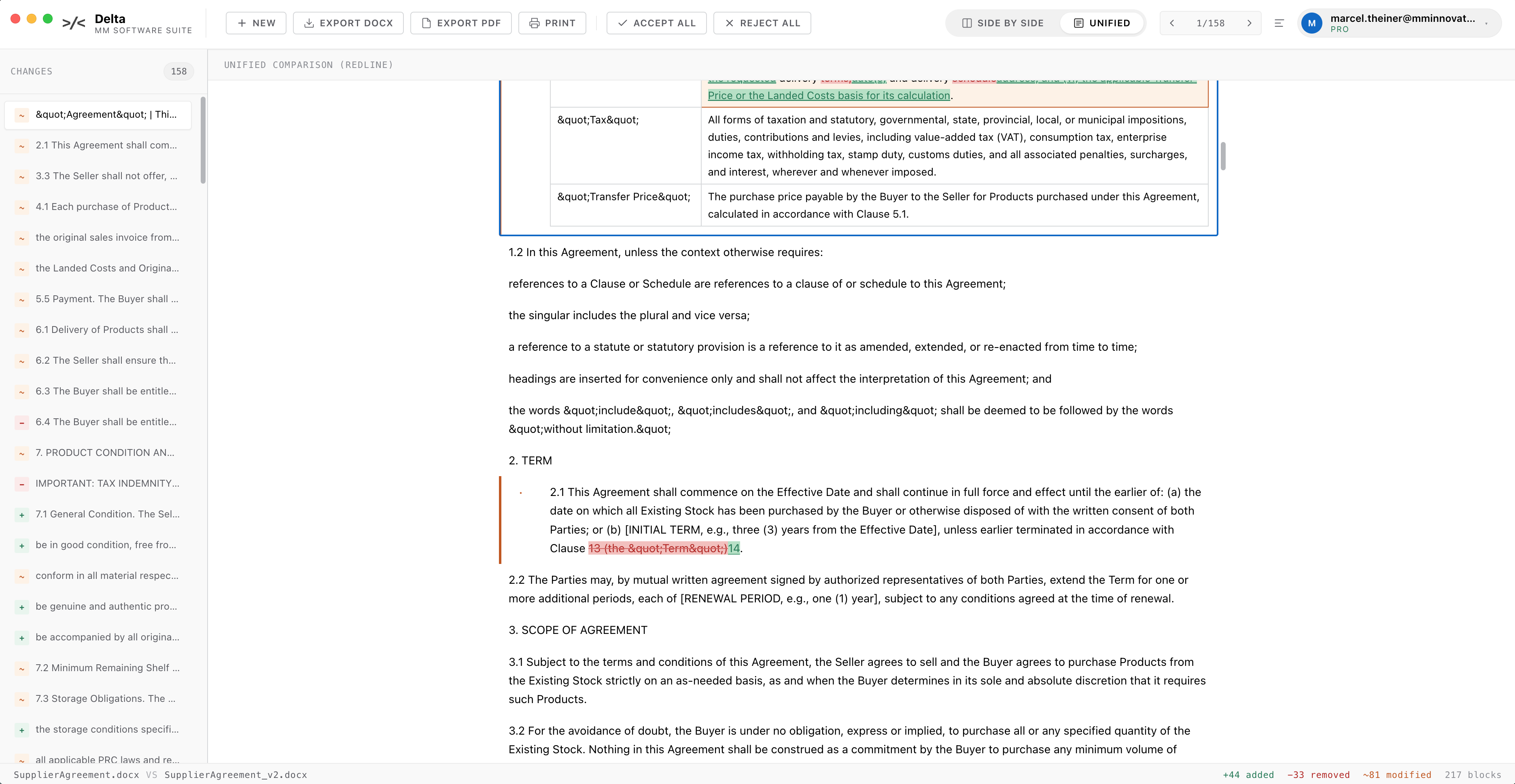 Delta — For legal teams