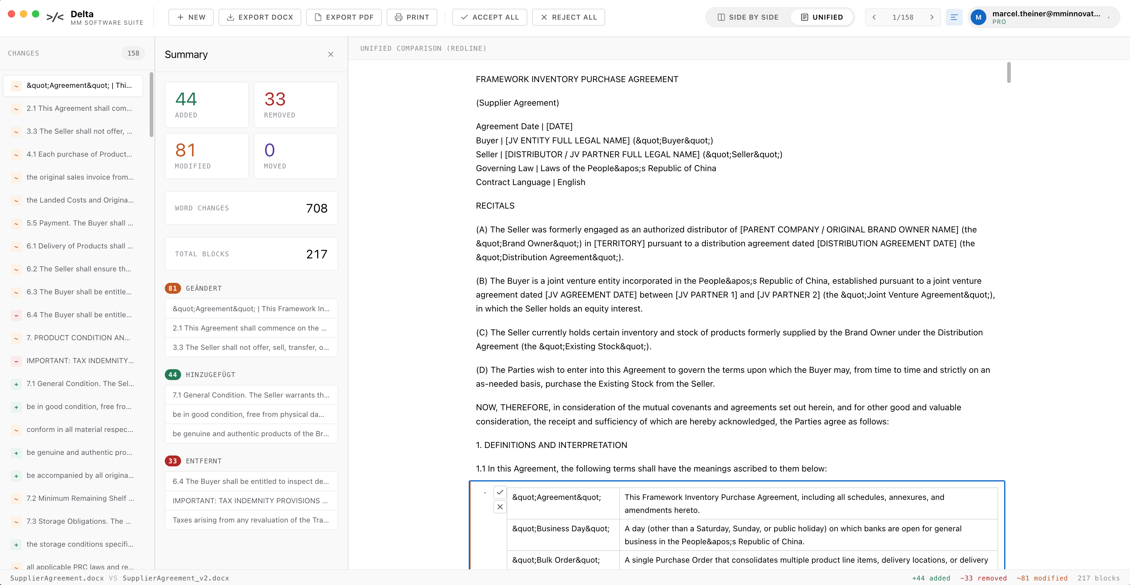 Delta — For editors and writers